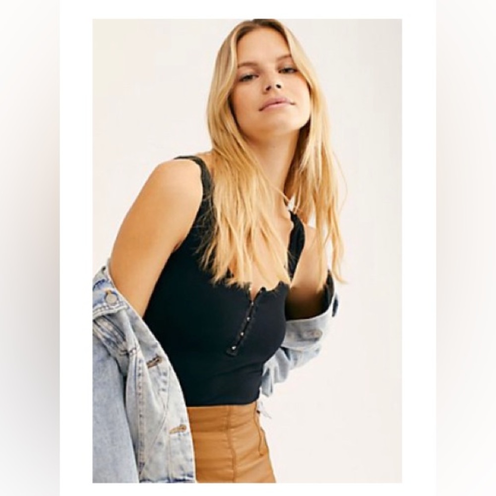 Free People Henley seamless cami